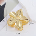Fashion Gold Plated Plumeria Flower Hair Clip MK2MBEP6W6HCP368