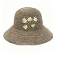 Handmade Flower Embroidery Straw Hat - DippedShop Wholesale - #5603