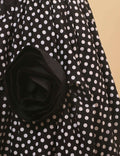 Irregular Hem Flower Midi Skirt - DippedShop Wholesale - #4835