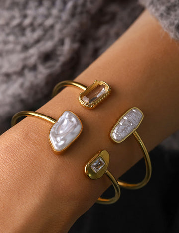 Minimalist Gold Plated Irregul - DippedShop Wholesale - #8883