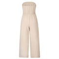 Strapless Tie Jumpsuit - DippedShop Wholesale - #0963