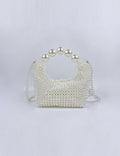 Handmade Pearl Beaded Evening Purse - DippedShop Wholesale - #4387
