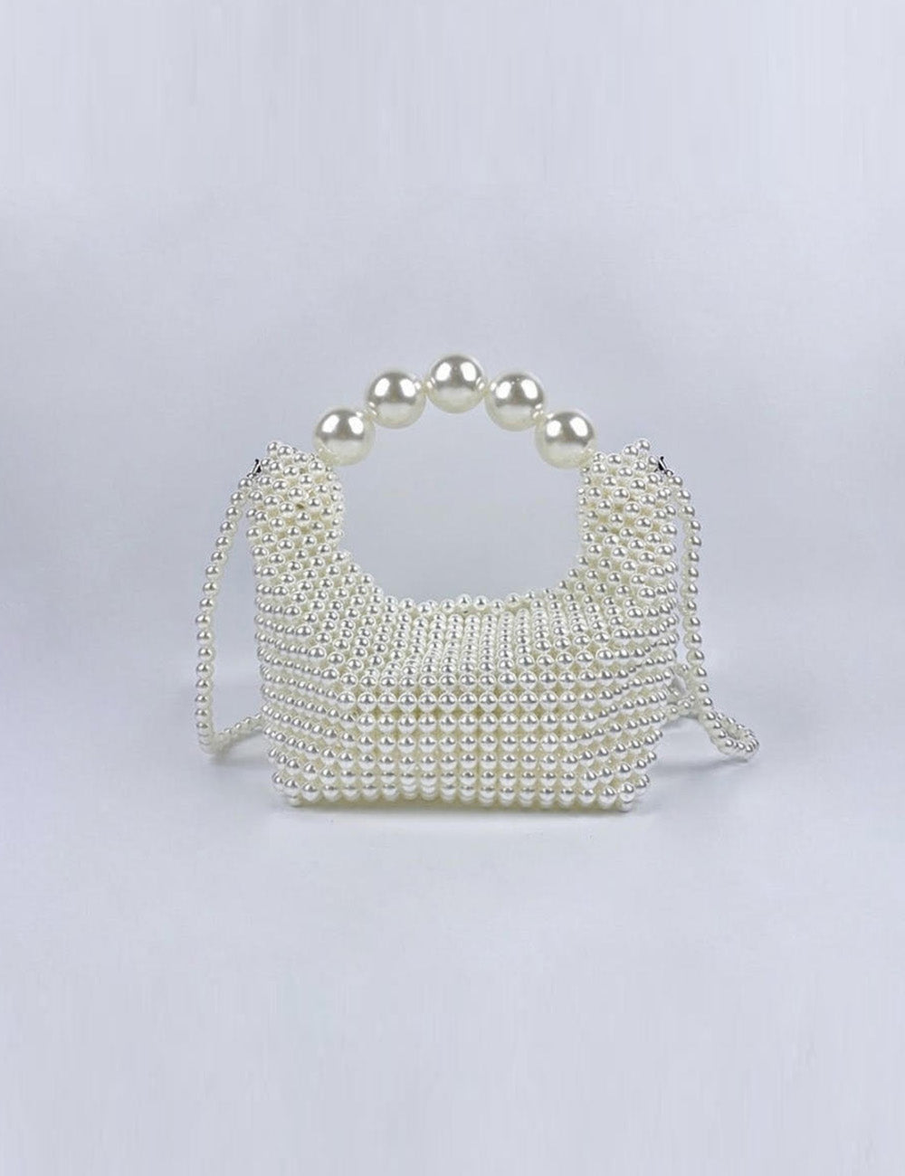Handmade Pearl Beaded Evening Purse - DippedShop Wholesale - #4387