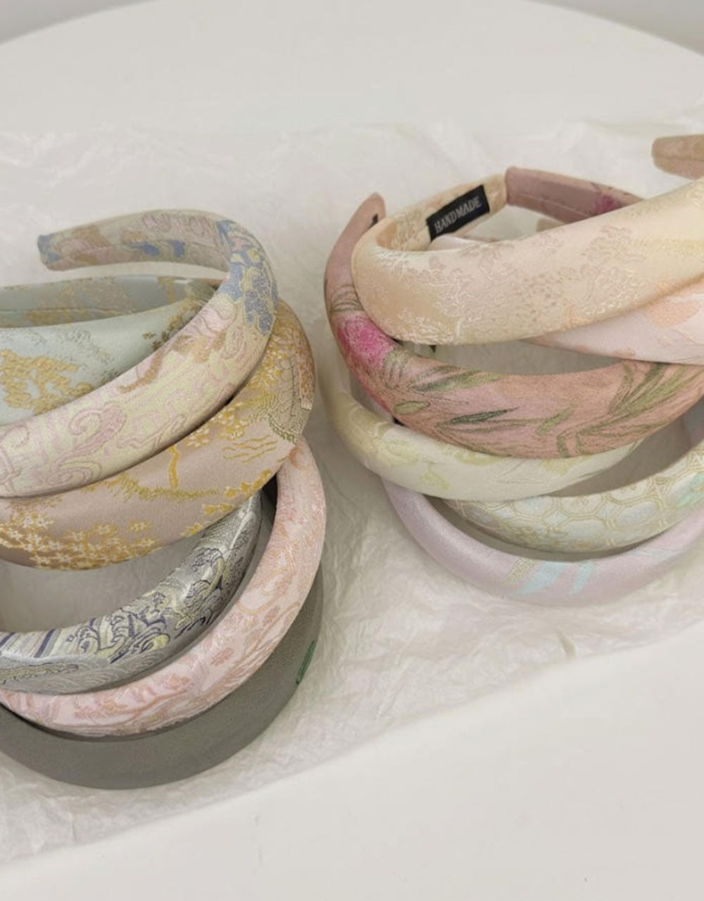 Embroidered Flower Hairband - DippedShop Wholesale - #7411