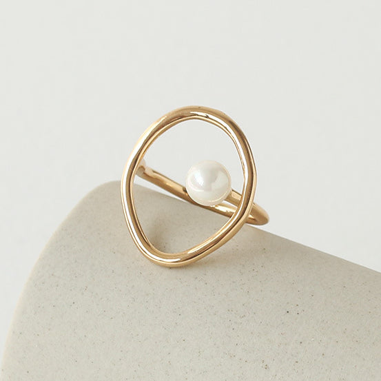 Pearl Simple Elegant Adjustable Rings DPJR2023