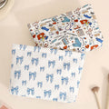 Corduroy Cartoon Cosmetic Bag - DippedShop Wholesale - #1107