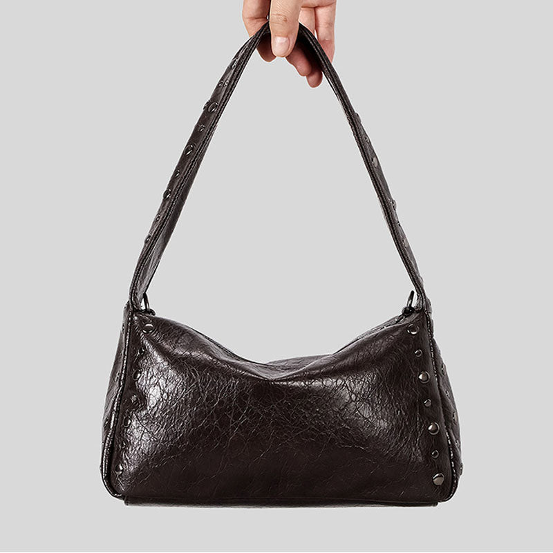 Studded Punk Shoulder Bag - DippedShop Wholesale - #4851