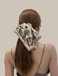 Vintage Ocean Print Scrunchie - DippedShop Wholesale - #7859