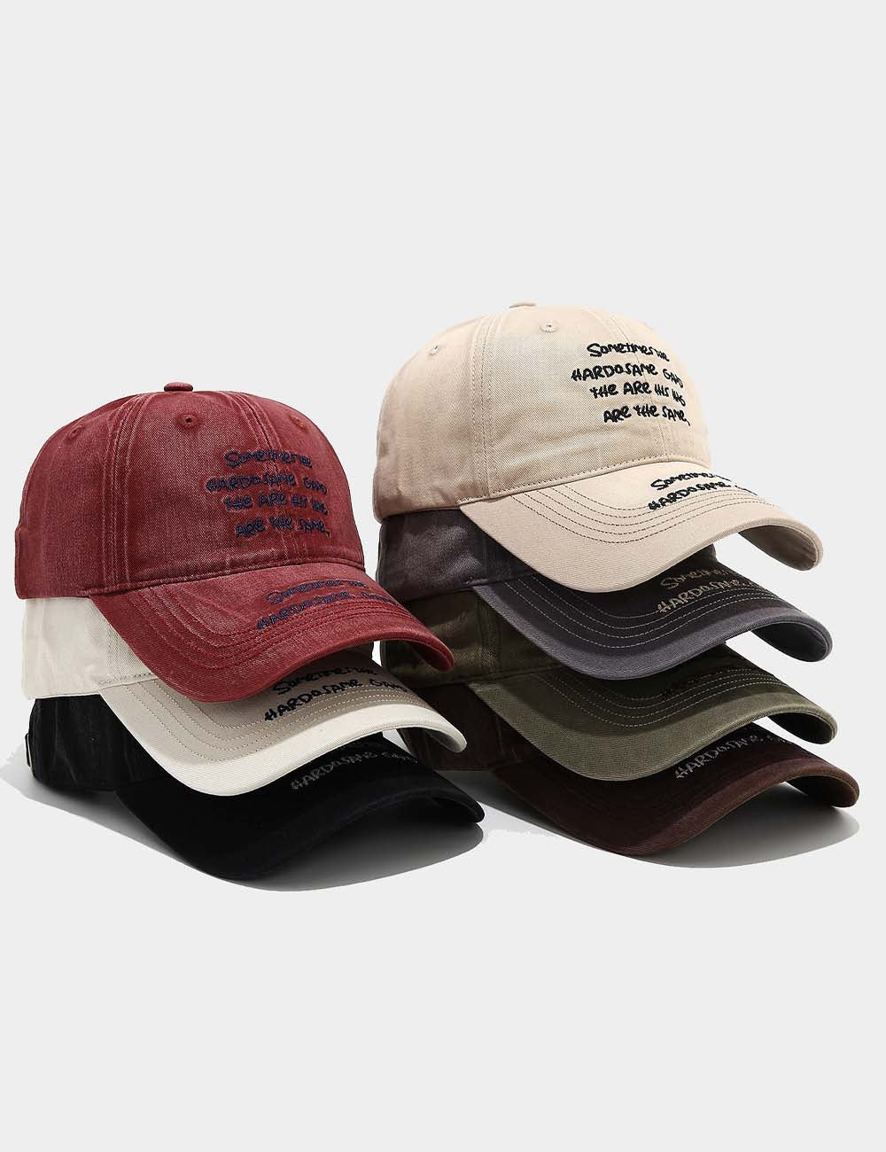Stylish Letter Embroidery Adjustable Baseball Cap 8BK6HAT185L