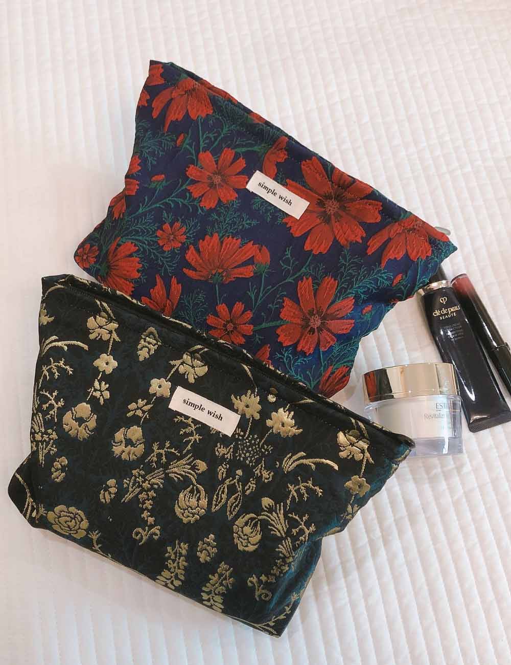 Retro Versatile Jacquard Makeup Bag DP25E649