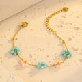 Elegant Gold Plated Daisy Link - DippedShop Wholesale - #9587