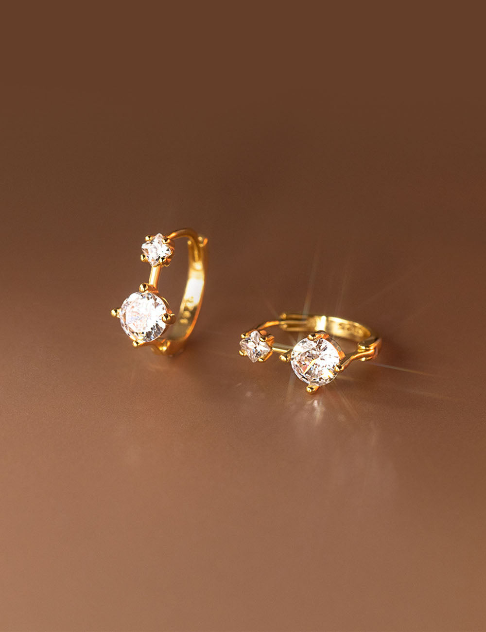 Elegant Gold Plated Sparking C - DippedShop Wholesale - #7107