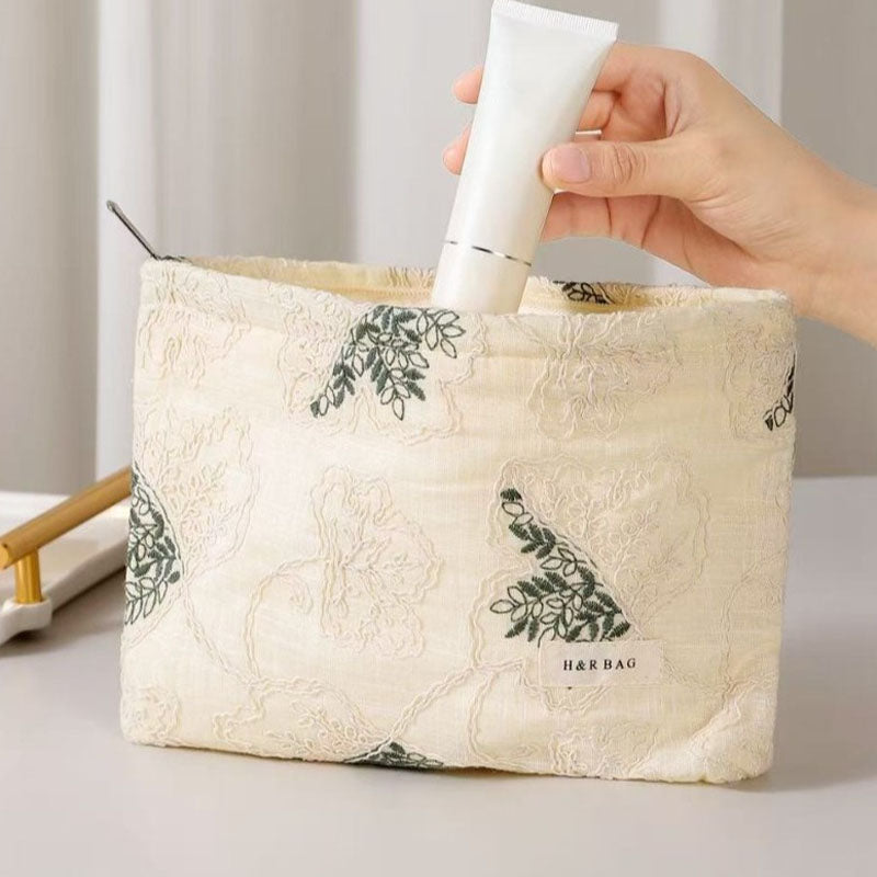 Embroidered Makeup Storage Bag - DippedShop Wholesale - #9523