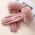 Winter Faux Fur Gloves - DippedShop Wholesale - #5091