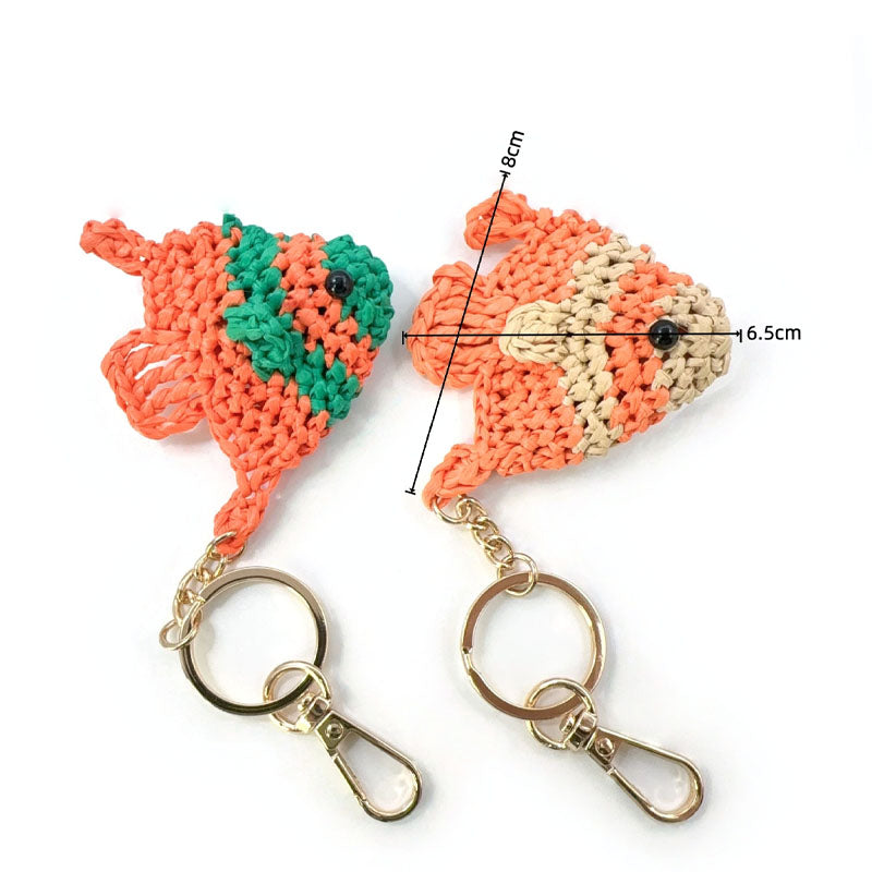 Creative Handmade Beach Fish Pendant Bag Charm MK2ZCAS6W10BBC53
