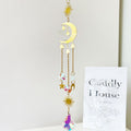 Star Moon Crystal Sun Catcher - DippedShop Wholesale - #3955