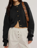 Loose Button Knit Cardigan - DippedShop Wholesale - #8995