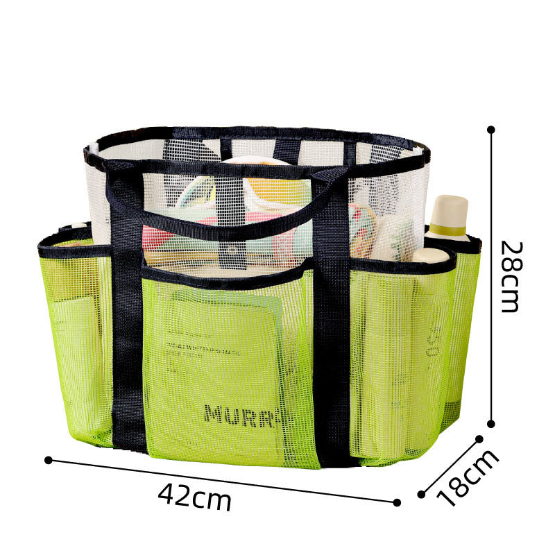 Fashion Large Capacity Mesh Portable Storage Bag 8BW6BOB90T