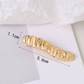 Cute Creative Gold Shell Duckbill Hair Clip MK2MBEP6W6HCP377