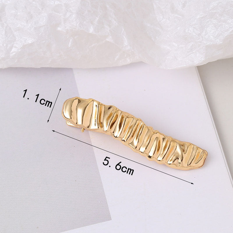 Cute Creative Gold Shell Duckbill Hair Clip MK2MBEP6W6HCP377