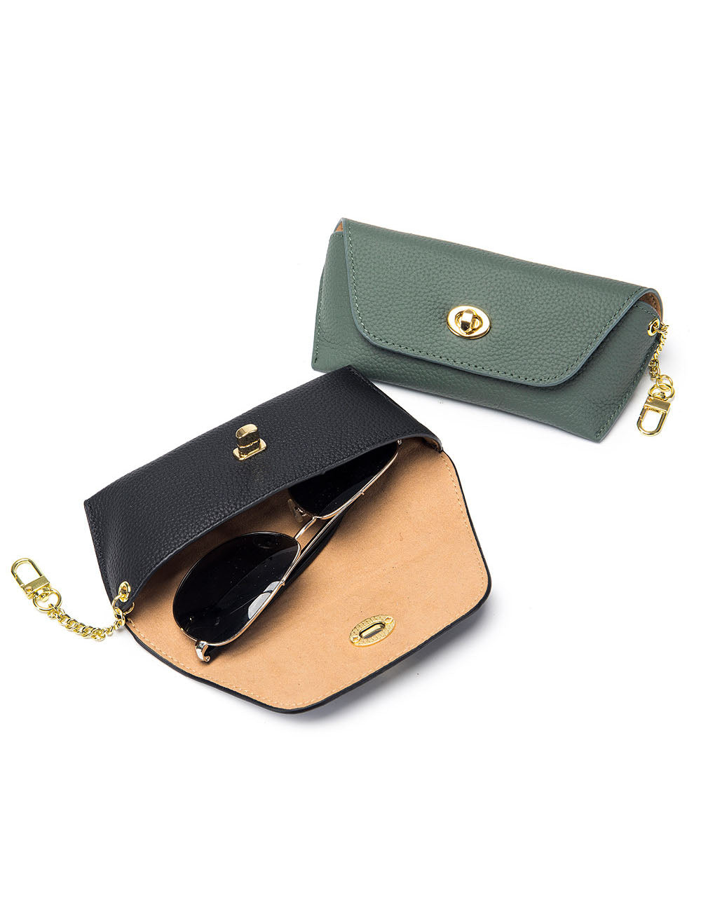 Metal Clasp Sunglasses Case - DippedShop Wholesale - #0163