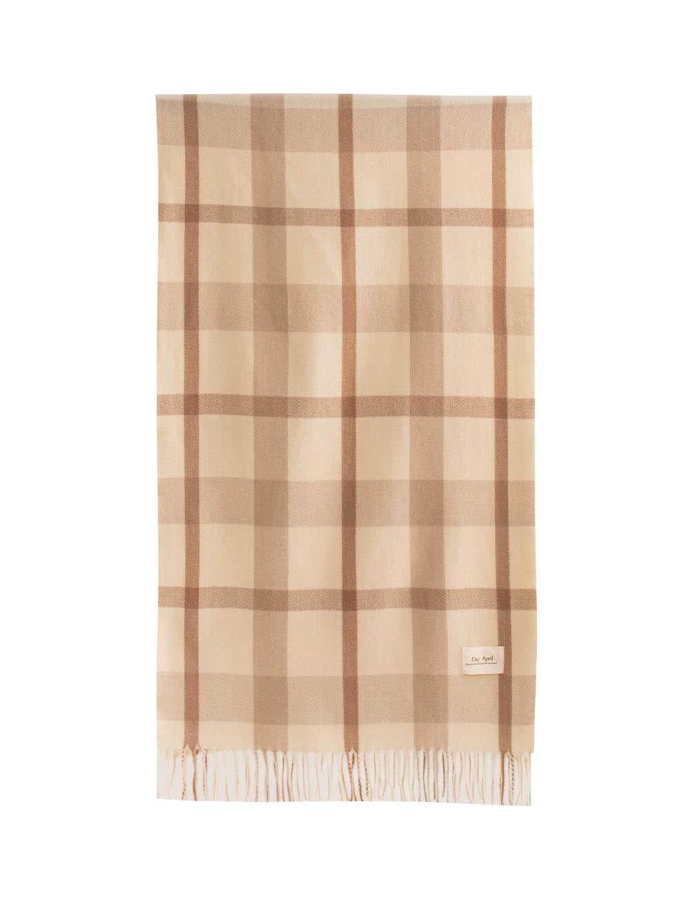 Vintage Plaid Wool Scarf - DippedShop Wholesale - #2195