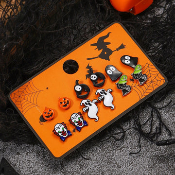 5+ Funny Ghost Halloween Earrings DPJE2735