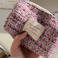 Luxury Tweed Cosmetic Bag - DippedShop Wholesale - #4531