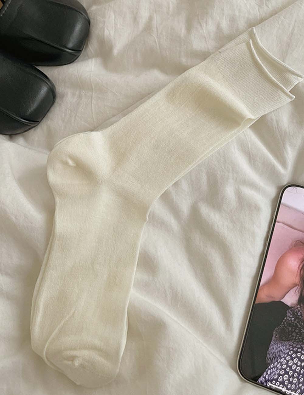 Summer Thin Breathable Crew Socks - DippedShop Wholesale - #2579