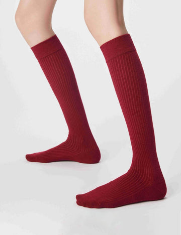 Casual Solid Color Knee High Wool Socks DP25E983