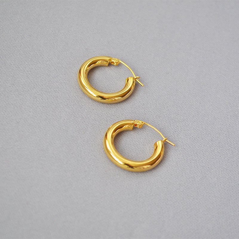 Minimalist Hoop Earrings - DippedShop Wholesale - #4291