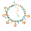 Boho Style Floral Pendants Bea - DippedShop Wholesale - #5395