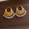 Bohemian Pearl Tassel Hoop Earrings - DippedShop Wholesale - #6035