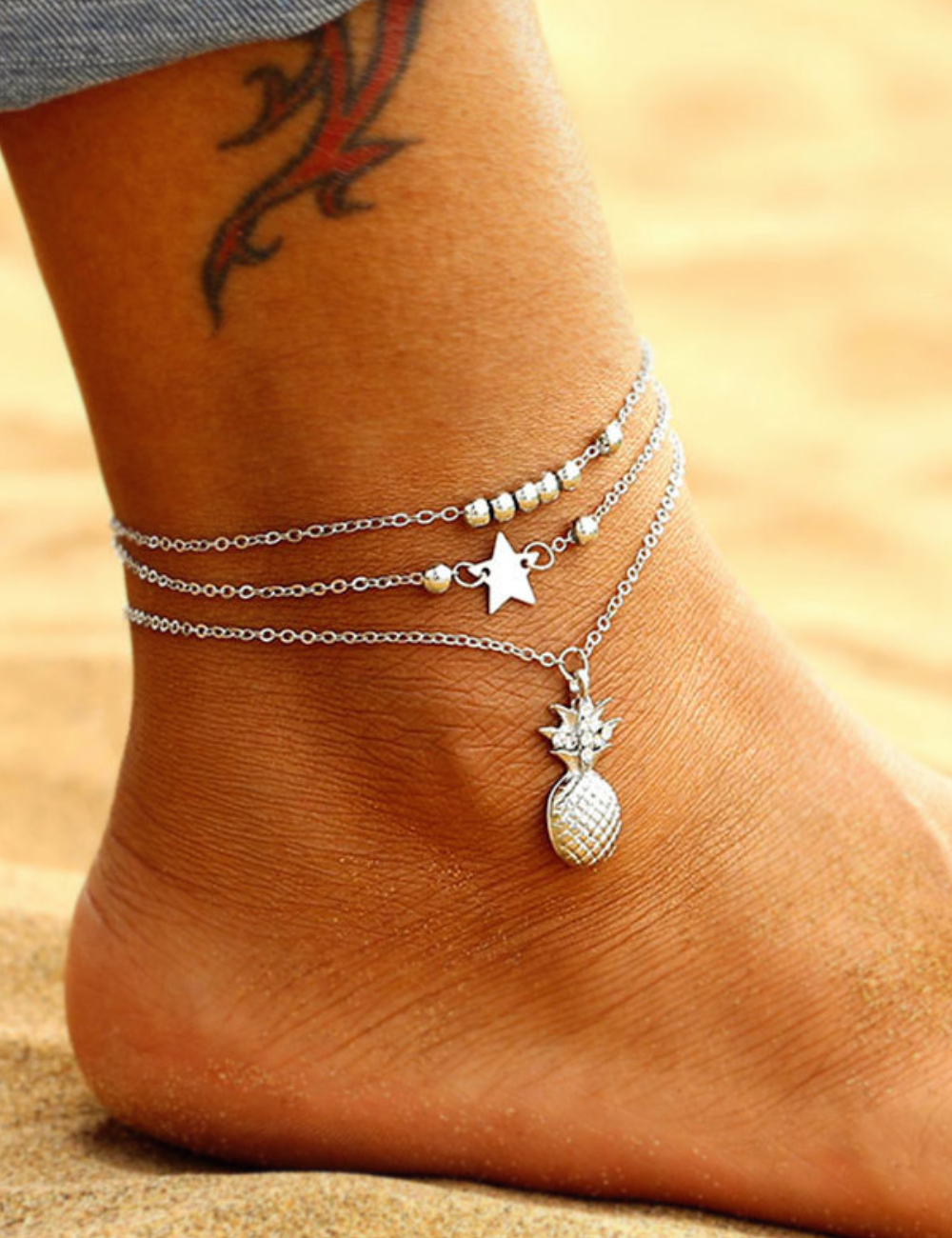 Pineapple Anklet - DippedShop Wholesale - #0387