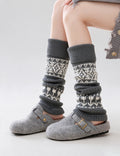 Fair Isle Leg Warmers - DippedShop Wholesale - #1779