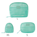 Dopamine Solid Color Mesh Portable Makeup Bag MK2BW6S10BOB83
