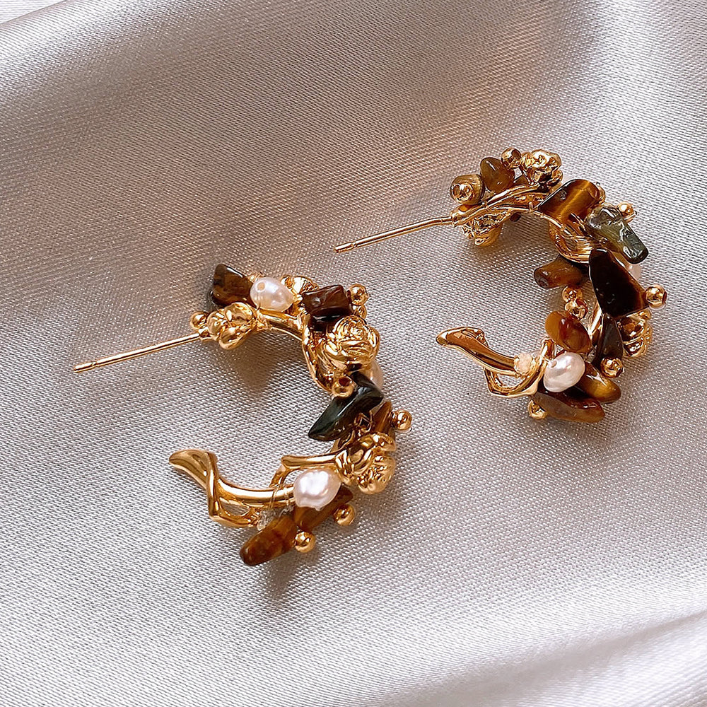 Geometric Stud Earrings - DippedShop Wholesale - #6115
