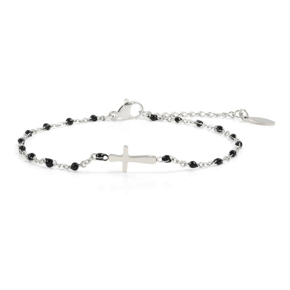 Cross Bead Chain Bracelet - DippedShop Wholesale - #6339