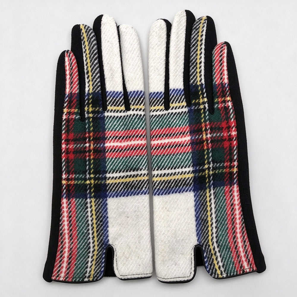 Color Contrast Plaid Touch Screen - DippedShop Wholesale - #8771