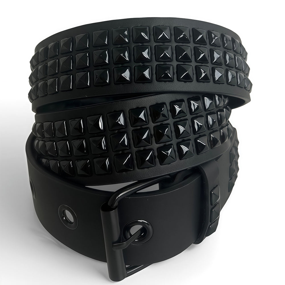 Punk Style Rivet Bright Pyramid Studded Belt 6W6JBT187