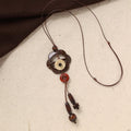 Coconut Shell Pendant Necklace - DippedShop Wholesale - #1955