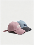 Stylish Solid Color Letters Embroideried Adjustable Cap MK2COW6W6HAT207