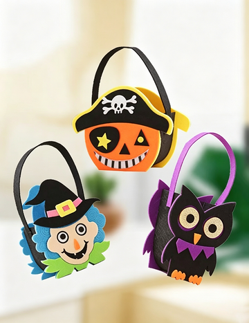 Halloween Felt Trick-or-Treat Candy Bags 6W10BBG1747