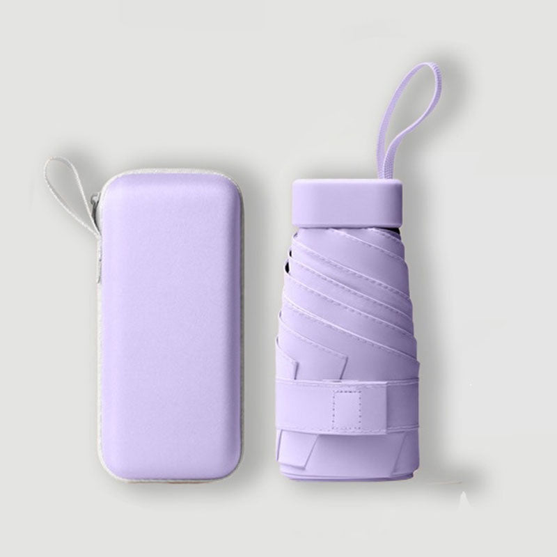 Simple Solid Color Portable Compact Mini Umbrella MK2MBFN6Z11UL06