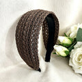 Trendy Hollow Out Woven Wide Hadband 6W6HBD288