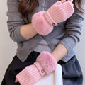 Knit Fingerless Gloves - DippedShop Wholesale - #5555