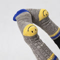 Cute Color Block Smiling Face Pattern Socks 6W8FSO1002