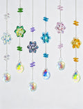 Cute Flower Crystal Bead Window Hanging Suncatcher 6H7HLS197
