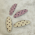 Cute Polka Dot Non Crease Snap Hair Clip 6W6HCP1625