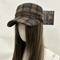 Retro Plaid Color Block Outdoor Baseall Cap 6W6HAT798